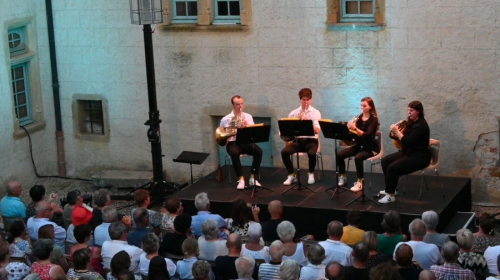 Dimanche 24 Juillet 2022 - Raclette Quartett - Maison Forte de Villon - 26ème Festival Cuivres en Dombes